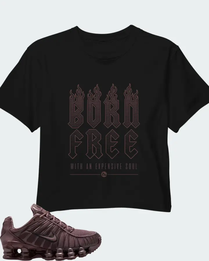 Nike Shox TL Tattoo Black Matching Crop Top