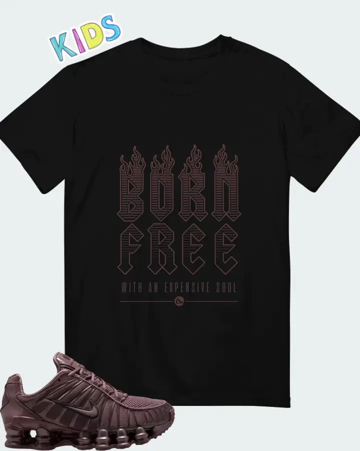 Nike Shox TL Tattoo Black Matching Kid's T-Shirt