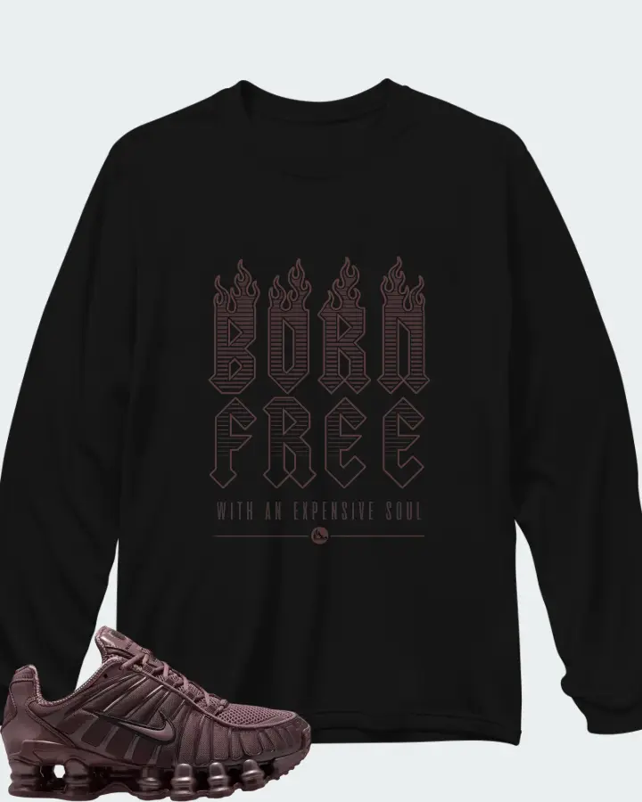 Nike Shox TL Tattoo Black Matching Long Sleeve T-Shirt