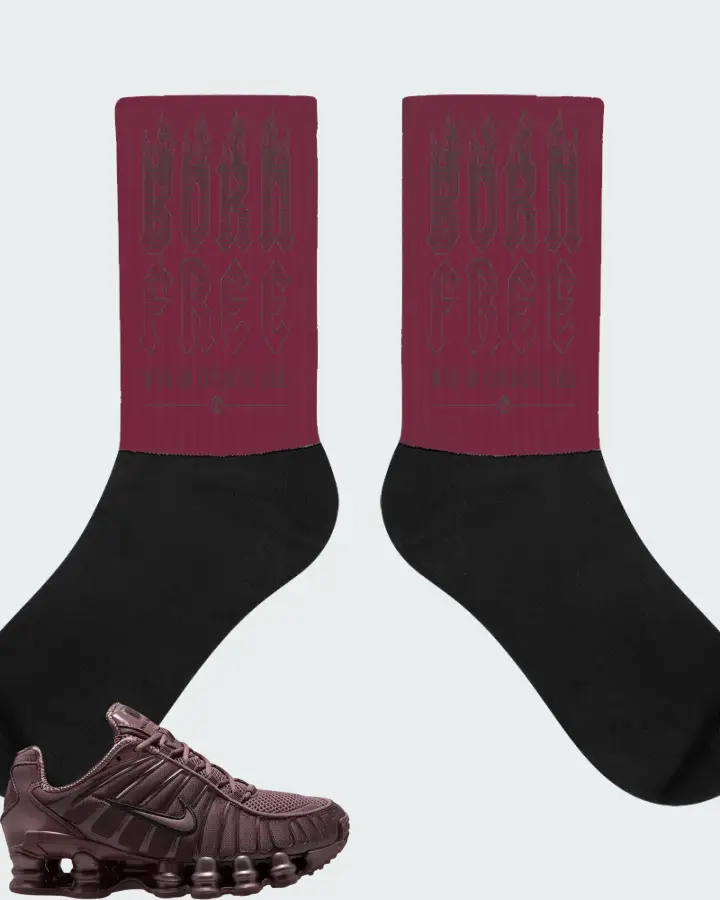 Nike Shox TL Tattoo Black Matching Socks