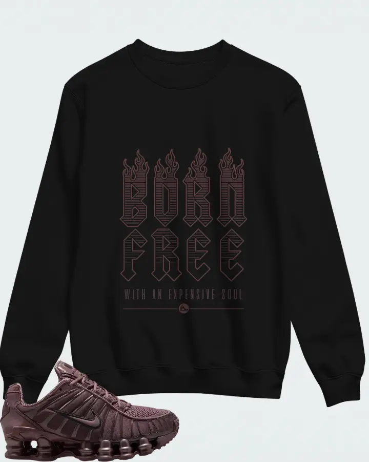 Nike Shox TL Tattoo Black Matching Sweatshirt