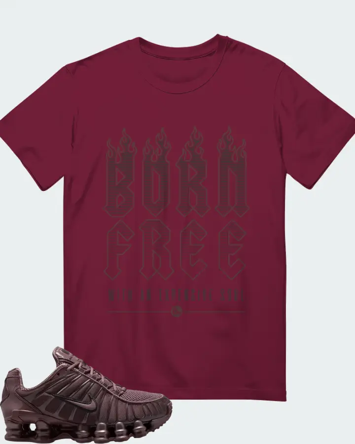 Nike Shox TL Tattoo Black Matching T-Shirt