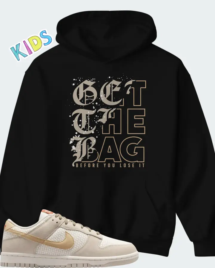 Nike Dunk Low SE Sail Matching Kid's Hoodie