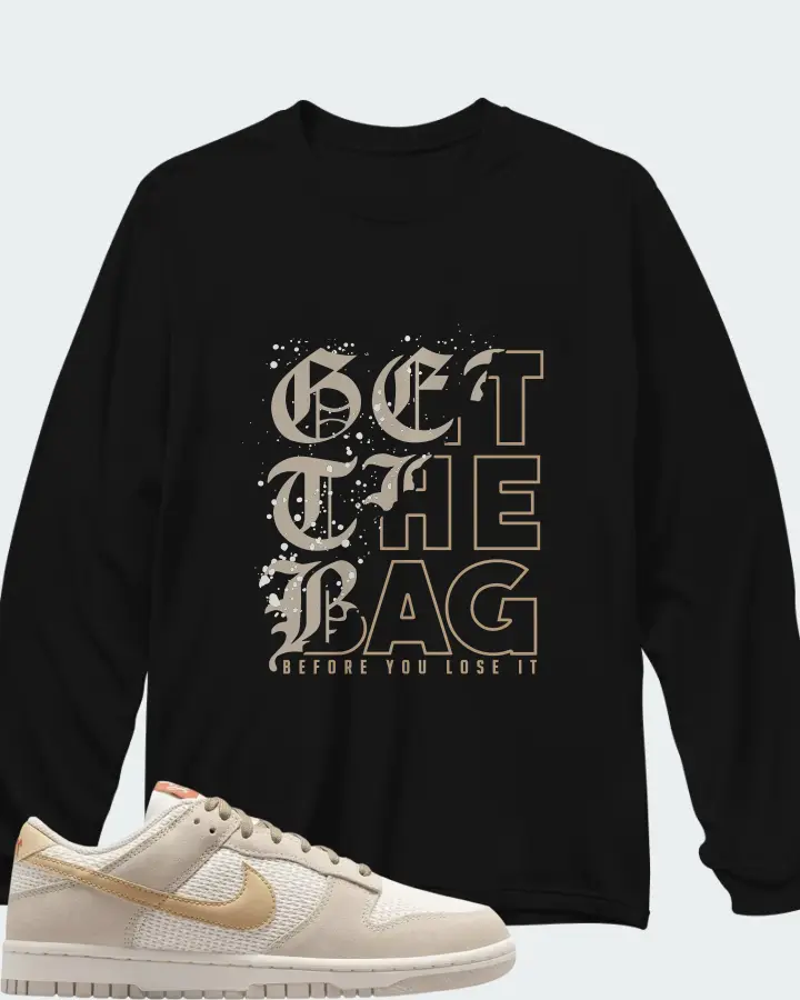 Nike Dunk Low SE Sail Matching Long Sleeve T-Shirt