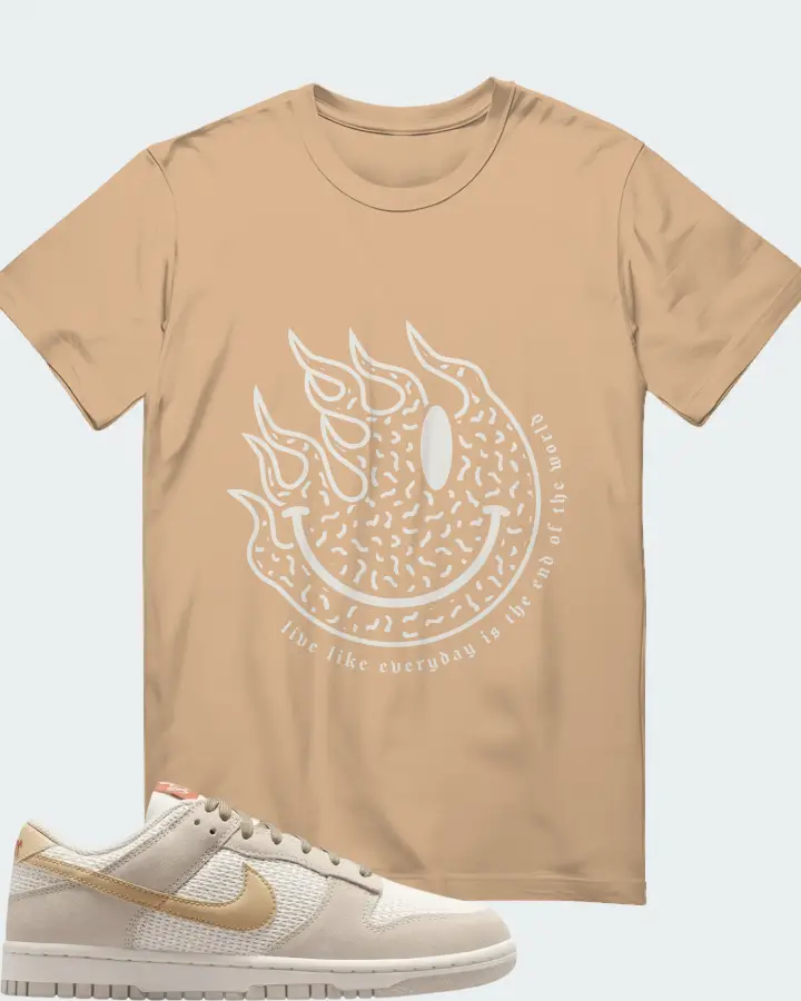 Nike Dunk Low SE Sail Matching T-Shirt