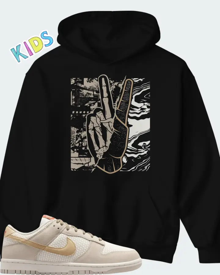 Nike Dunk Low SE Sail Matching Kid's Hoodie