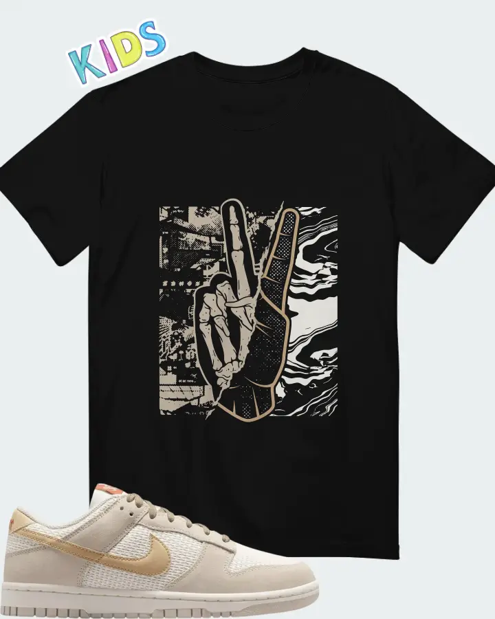 Nike Dunk Low SE Sail Matching Kid's T-Shirt