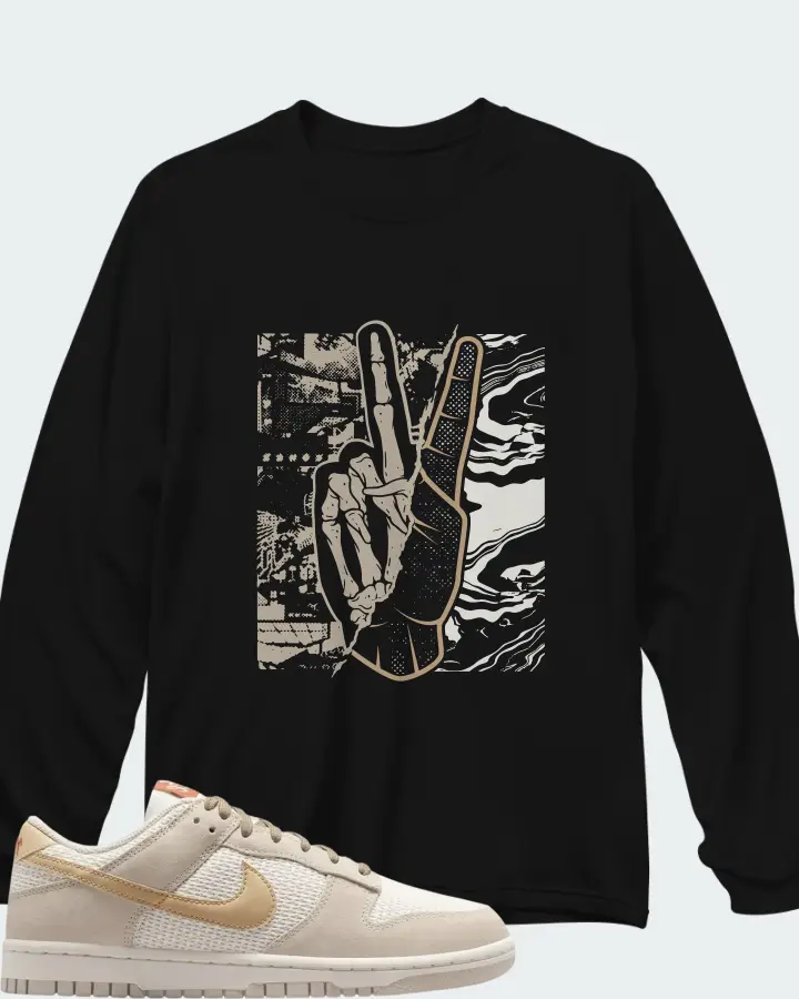 Nike Dunk Low SE Sail Matching Long Sleeve T-Shirt