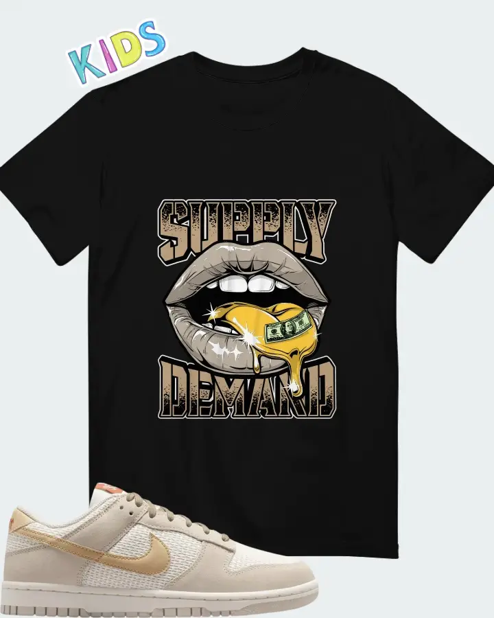 Nike Dunk Low SE Sail Matching Kid's T-Shirt
