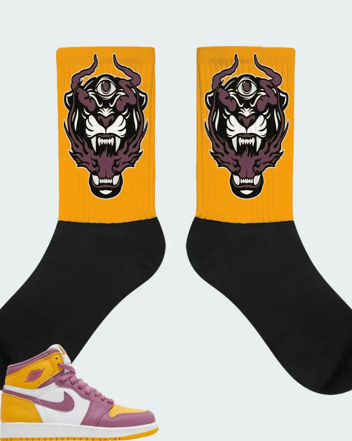AJ 1 Retro High OG Brotherhood Matching Socks