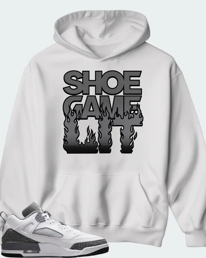 Jordan Spizike Low Wolf Grey Matching Hoodie