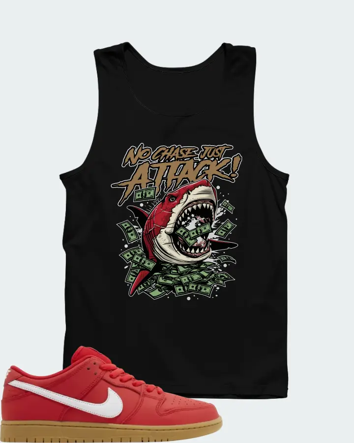 Nike Dunk Low Pro SB University Red Gum Matching Tank Top
