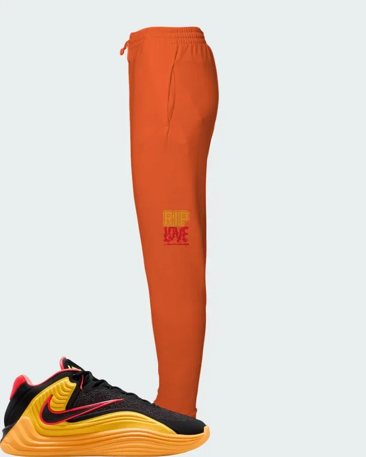 Nike Giannis Freak 7 Laser Orange Matching Joggers