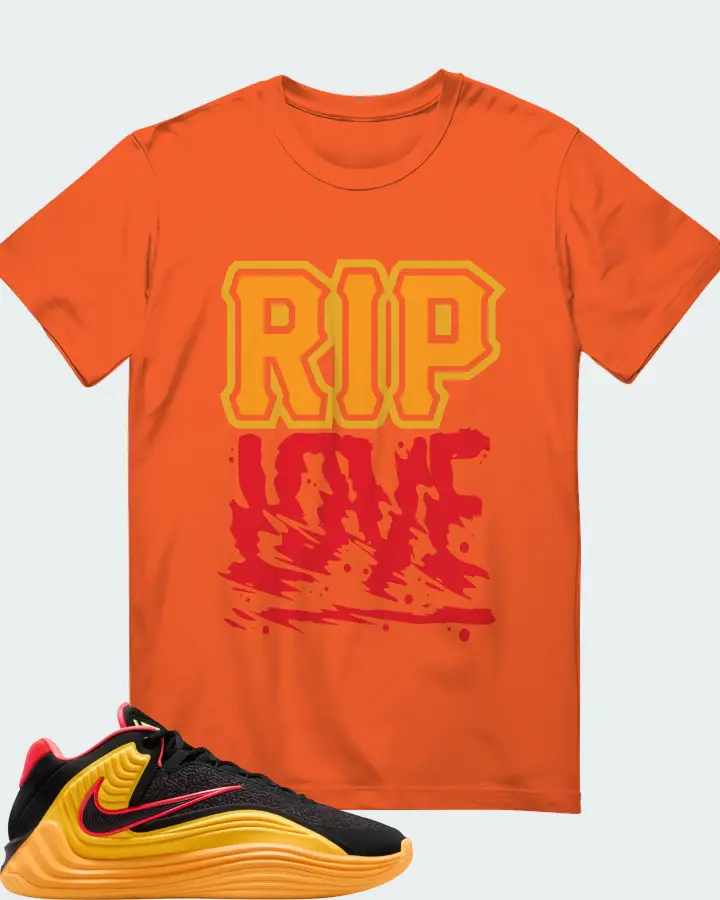Nike Giannis Freak 7 Laser Orange Matching T-Shirt