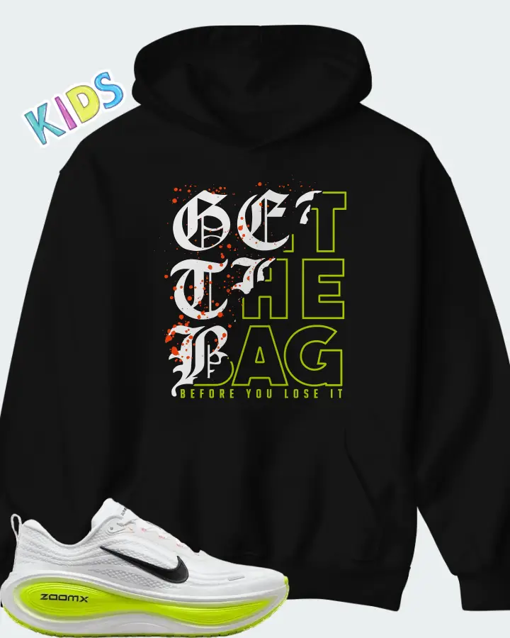 Nike Vomero Plus White Volt Matching Kid's Hoodie