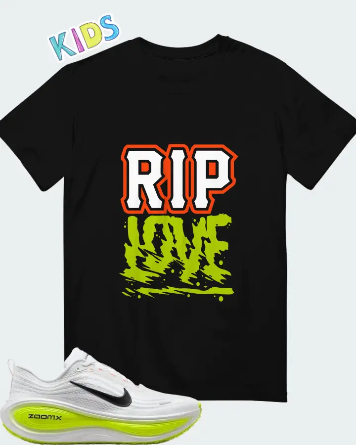 Nike Vomero Plus White Volt Matching Kid's T-Shirt