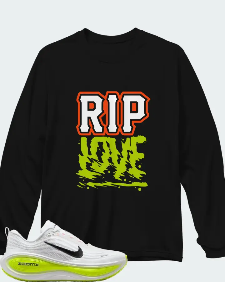 Nike Vomero Plus White Volt Matching Long Sleeve T-Shirt