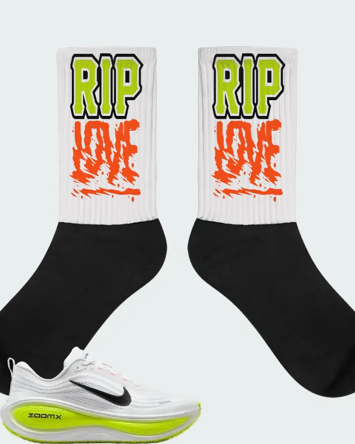 Nike Vomero Plus White Volt Matching Socks