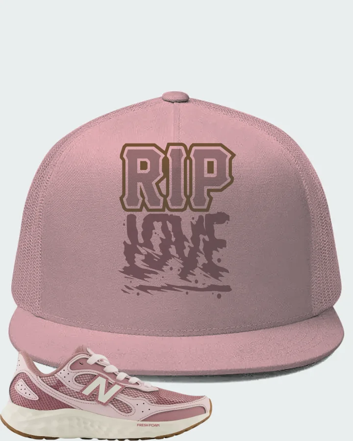 New Balance Fresh Foam Arishi v4 Tiralux Pink Salt with Rosewood Sea Salt Matching Hat