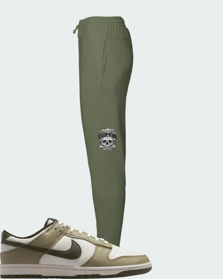 Nike Dunk Low Retro Neutral Olive Cargo Khaki Matching Joggers