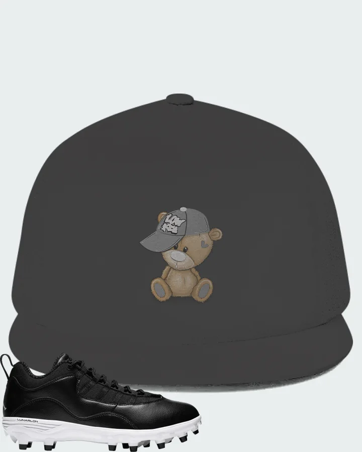 Jordan 10 TD Low  Sneaker Matching Dark Grey Hat - LOW KEY BEAR