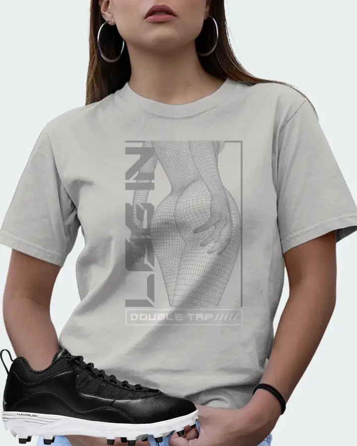 Jordan 10 TD Low  Sneaker Matching Grey T-Shirt (LOGIN) - View 7