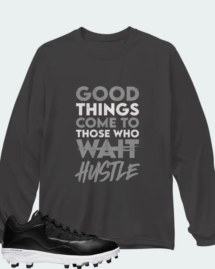 Long Sleeve T-Shirt in Dark Grey