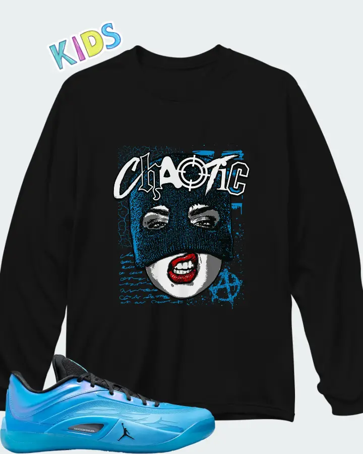 Jordan Zion 4 Iridescence Matching Kid's Long Sleeve T-Shirt