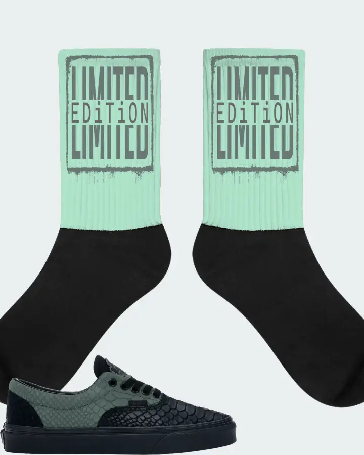 Vans Era Sneaker Matching Mint Socks - LIMITED EDITION