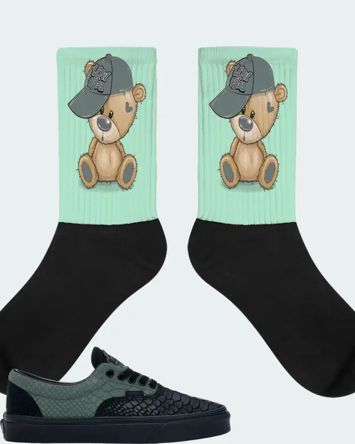 Vans Era Sneaker Matching Mint Socks - LOW KEY BEAR