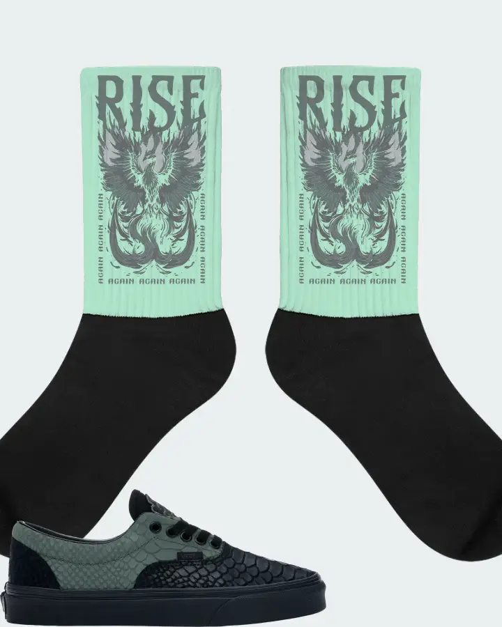 Vans Era Sneaker Matching Mint Socks - RISE