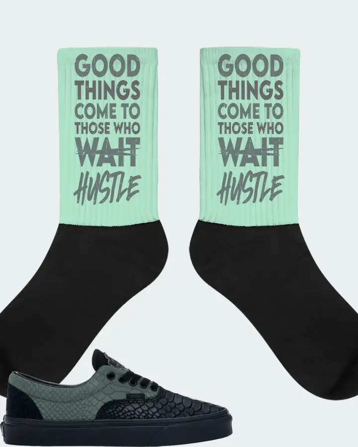 Vans Era Sneaker Matching Mint Socks - Good Things Come
