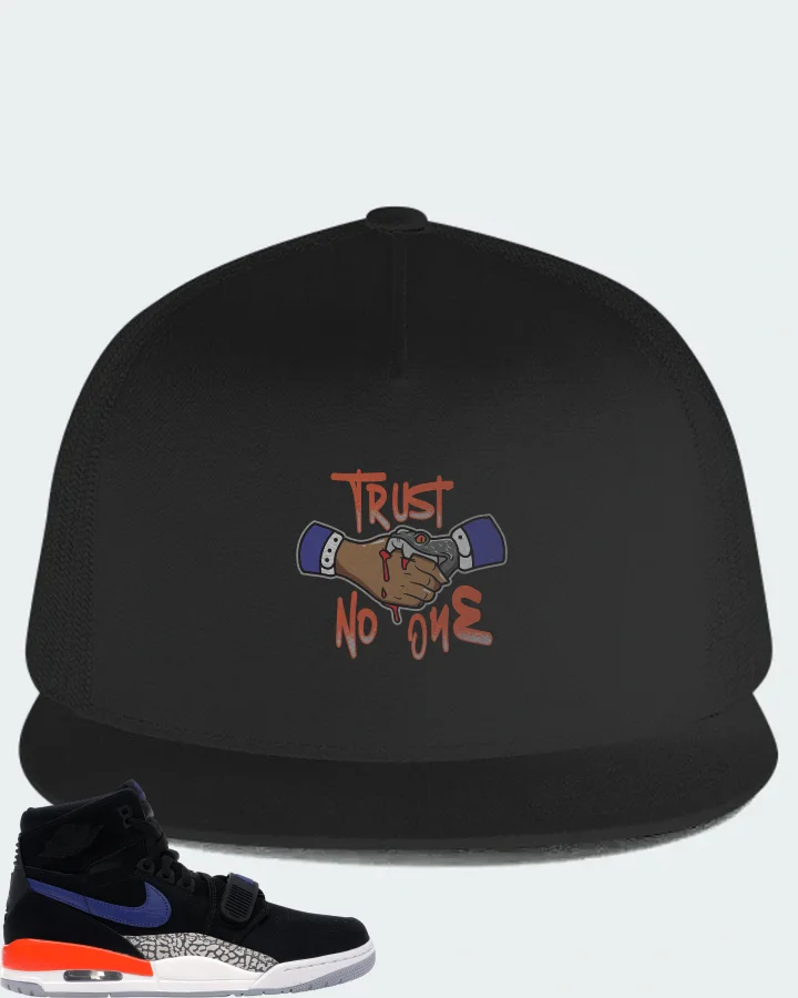 Jordan Legacy 312 Sneaker Matching Black Hat - Trust No One