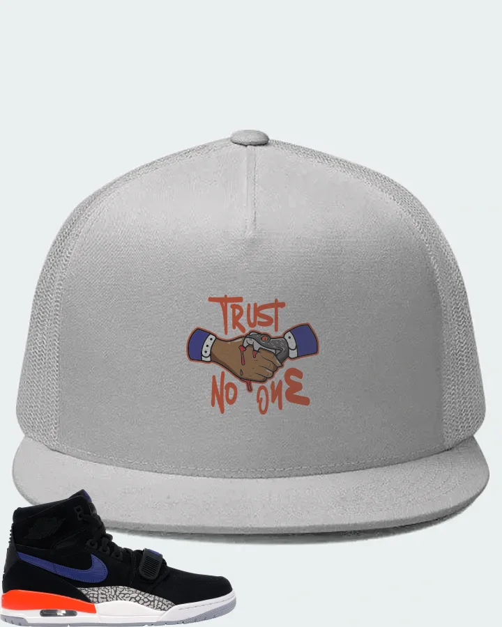 Jordan Legacy 312 Sneaker Matching White Hat - Trust No One