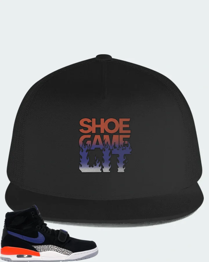 Jordan Legacy 312 Sneaker Matching Black Hat - Shoe Game Lit Refreshed