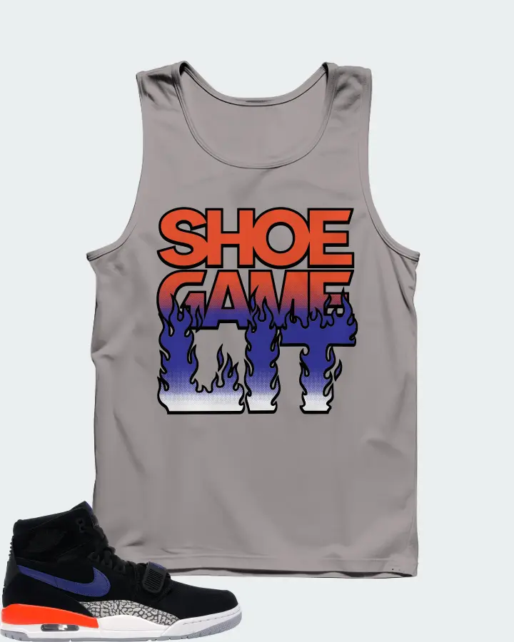Jordan Legacy 312 Sneaker Matching Grey Tank Top - Shoe Game Lit Refreshed
