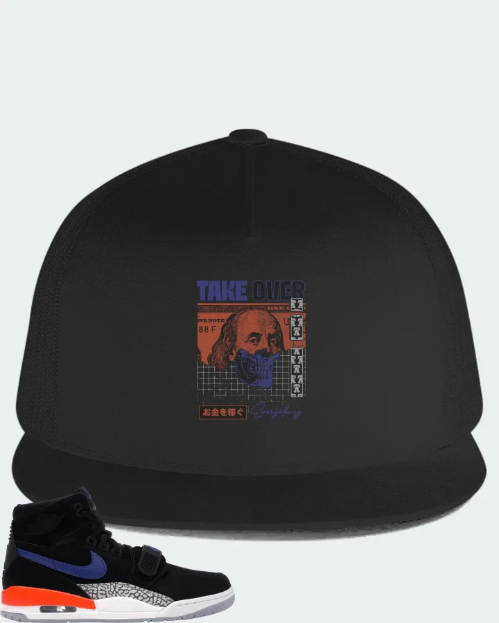 Jordan Legacy 312 Sneaker Matching Black Hat - Take Over