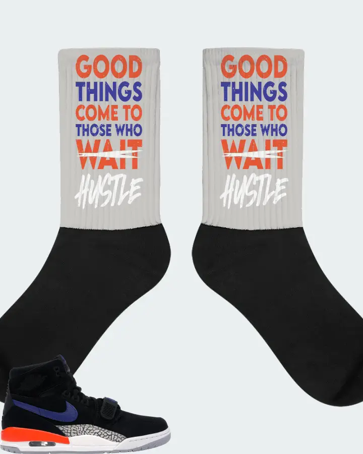 Jordan Legacy 312 Sneaker Matching Grey Socks - Good Things Come