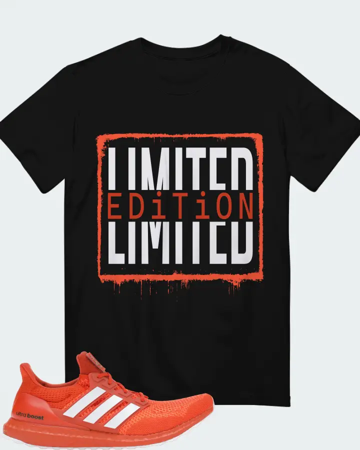 adidas Ultra Boost 1.0  Miami Sneaker Matching Black T-Shirt - LIMITED EDITION