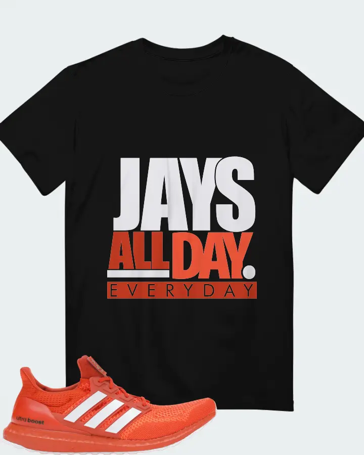 adidas Ultra Boost 1.0  Miami Sneaker Matching Black T-Shirt - Jays All Day