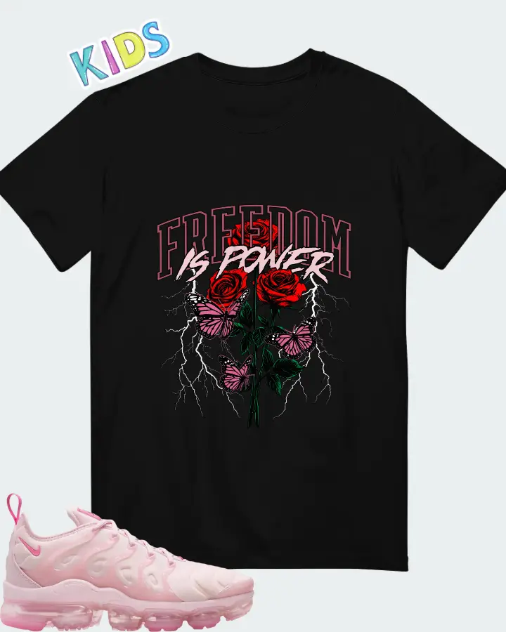 Nike Air VaporMax Plus Pink Foam Matching Kid's T-Shirt