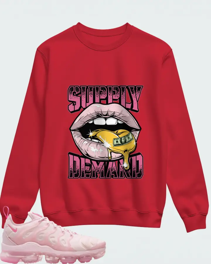 Nike Air VaporMax Plus Pink Foam Matching Sweatshirt