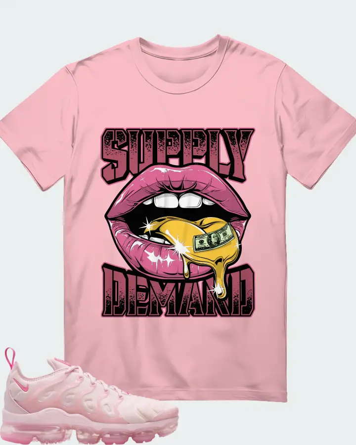 Nike Air VaporMax Plus Pink Foam Matching T-Shirt