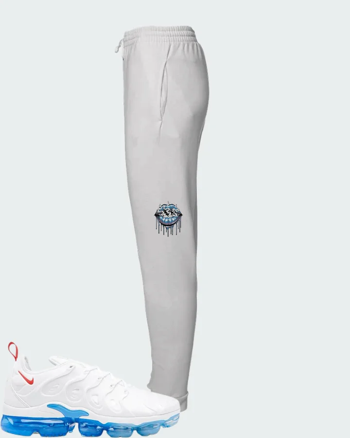 Nike Air VaporMax Plus White University Blue  Matching Joggers