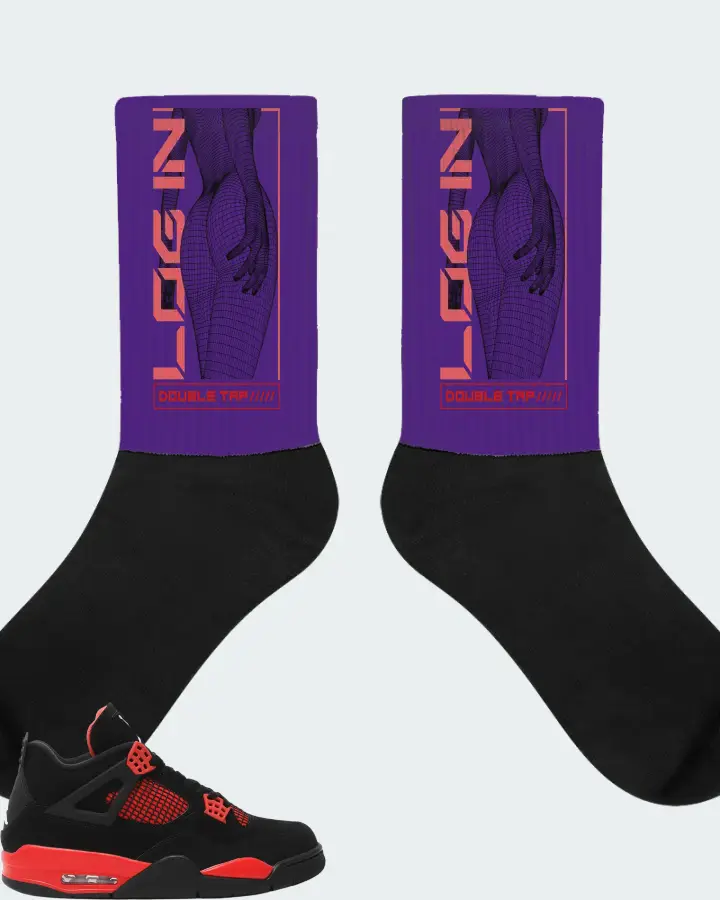 Socks in Purple