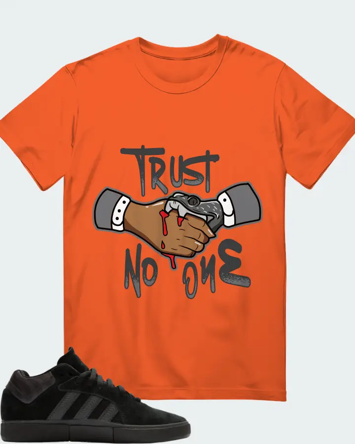 adidas Tyshawn  Sneaker Matching Orange T-Shirt - Trust No One