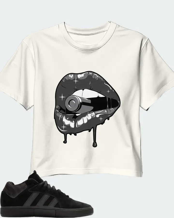 adidas Tyshawn Sneaker Matching Ecru White Crop Top - Kiss of Death