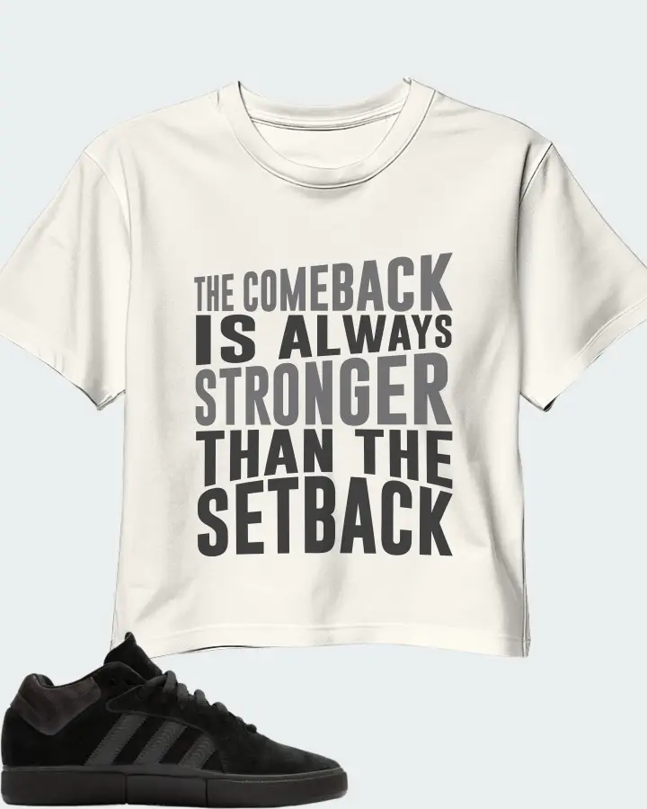 adidas Tyshawn Sneaker Matching Ecru White Crop Top - The Comeback
