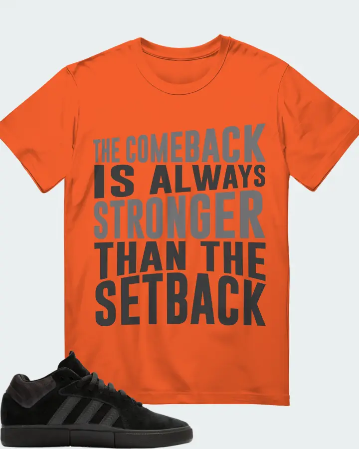 adidas Tyshawn  Sneaker Matching Orange T-Shirt - The Comeback