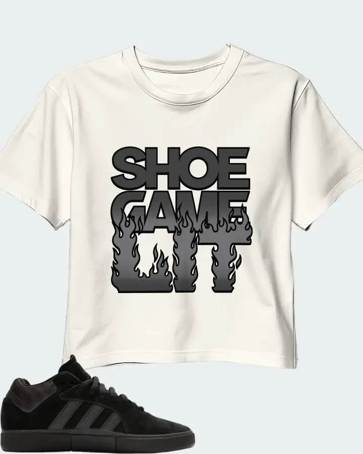 adidas Tyshawn Sneaker Matching Ecru White Crop Top - Shoe Game Lit Refreshed
